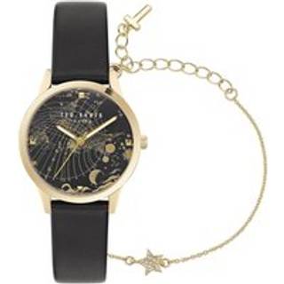 Ted Baker Fitzrovia Ladies Black Leather Strap Watch BKGFW2302
