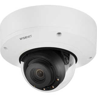 Hanwha Vision Dome Kamera XNV-8082R 2,8 - 8,4mm Überwachungskamera mit 6 Megapixel Auflösung. professionelle Kamera für außen - weiß
