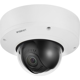 Hanwha Vision Dome Kamera XNV-8081Z 3,6 - 9,4mm Überwachungskamera mit 5 Megapixel Auflösung. professionelle Kamera für außen - weiß