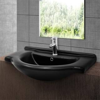 ML-Design keramisk vask hvid 77x21,5x51,5 cm, indbygningsvask