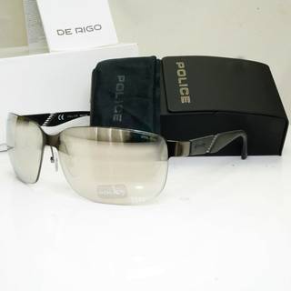 Police SPL532G 568X 66 Solbriller Mænd Grå - Shiny Gunmetal - 66mm