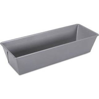 Brødform 30x10,5 cm sølv