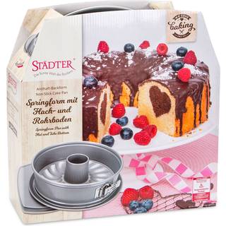 Springform med flad & formet bund 26 cm