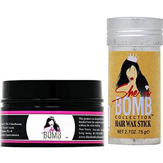 Hun er Bomb Collection Edge Control 3,5 oz. Hårvoks stick 2,7 oz. SÆT