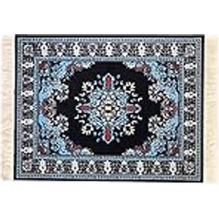 Smuk orientalsk t?ppet stil Mousepad Navy Miniature Carpet Computer Mouse Pad Rectangular Slip Elegant Office Accessories