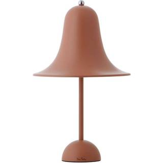 Verpan - Pantop Table Lamp Ø23 cm EU, Matt terracotta - Bordlamper - Verner Panton - Orange