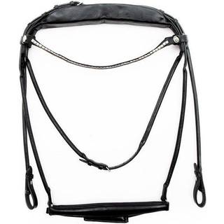 Finesse Bridles Trense - "Spirit" - sort/sort/sølv - Pony