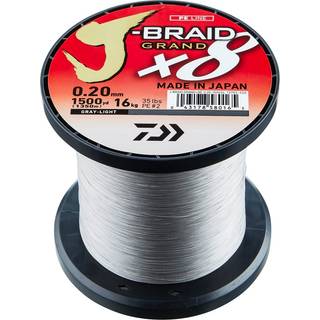 Daiwa J-Braid Grand X8 0,13 Mm - 1350 M Grey