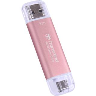Transcend ESD310 SSD - 2TB - Pink - Ekstern SSD - USB 3.2 Gen 2x1