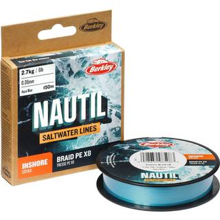 Nautil Inshore Braid PE X8 – Aqua Blue / 150 meter