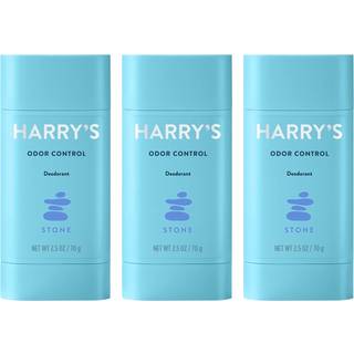 Harrys m?nds lugtkontrol Deodorant aluminiumfri sten 2,5 oz 3 t?lling (pakke p? 1)