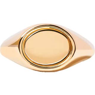 PDPAOLA Stamp Ring 18 kt. Forgyldt Sølv AN01-628-54 - Dame - 925 Sterling Silver