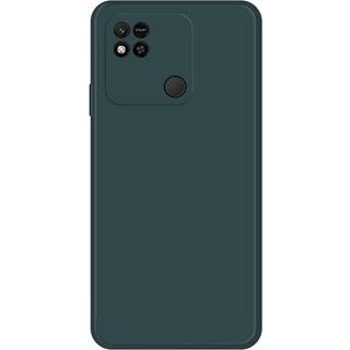 Xiaomi Redmi 10A Fleksibelt Plastik Bagside Cover - Mørkegrøn