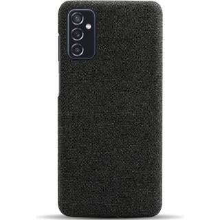 Samsung Galaxy M52 (5G) KSQ Stof Plastik Bagside Cover - Sort