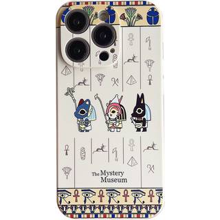 iPhone 14 Pro Fleksibelt TPU Plastik Bagside Cover med Print - Hieroglyffer
