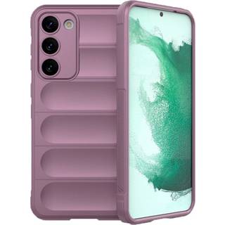 Samsung Galaxy S23 Fleksibelt Plastik Bagside Cover - Lilla