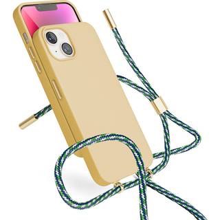 Epico iPhone 14 / 13 Silikone Necklace Bagside Cover - Sand
