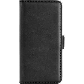 Samsung Galaxy M52 (5G) Blødt Læder Flip Cover m. Pung - Sort