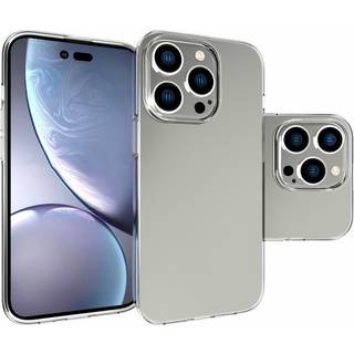 iPhone 14 Pro Tyndt Fleksibel Plastik Bagside Cover - Gennemsigtig