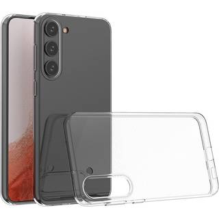 Samsung Galaxy S23+ (Plus) Fleksibelt TPU Plastik Bagside Cover - Gennemsigtig