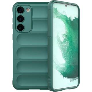 Samsung Galaxy S23 Fleksibelt Plastik Bagside Cover - Grøn