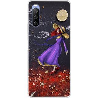 Sony Xperia 10 III Fleksibelt Cover - Lilla Kjole