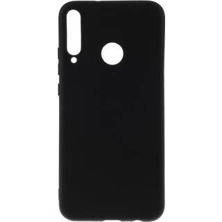 Huawei P40 Lite E Fleksibelt Mat Plast Cover - Sort