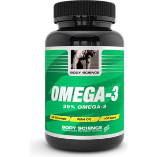 Omega 3 - Body Science - 100 kapsler - Fiskeolie