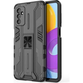 Samsung Galaxy M52 (5G) Håndværker Bagside cover m. Kickstand - Sort