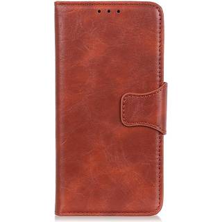 Samsung Galaxy A20s Læder Flip Cover m. Stander - Brun