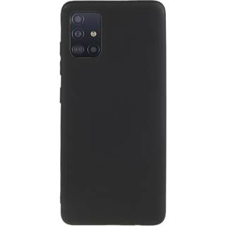 Anti-Fingeraftryk Mat Samsung Galaxy A51 TPU Cover - Sort