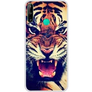Huawei P40 Lite E Fleksibelt Plastik Cover - Tiger