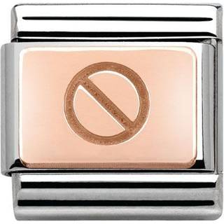 Nomination Anhänger - Composable Classic - 9k Rosegold, Edelstahl - Schraube - 430102/02 - roségold