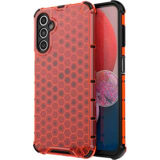 Samsung Galaxy A14 (5G) Hybrid Case - Honeycomb Rød