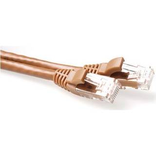 ACT IB2207 netværkskabel Brun 7 m Cat6a U/UTP (UTP)