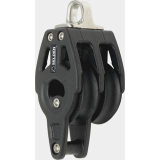 Dobbeltblok Seldén BBB 30, fast, kuglelejet, passer liner Ø4 - 8 mm