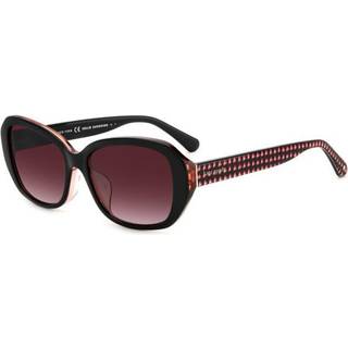 Kate Spade Ellison/F/S Asian Fit 3H2/3X 57 Solbriller Kvinder Black - Black On Transparent Pink - 57mm