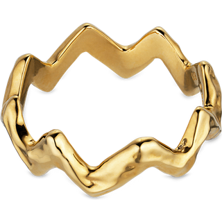 Jane Kønig Heartbeat Ring 18 kt. Forgyldt Sølv HR-SS23-G-50 - Dame - 925 Sterling Silver