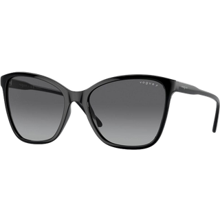 VOGUE EYEWEAR Kvinde VO5520S W44/T3 Solbriller Nylon Sort Grå Sommerfugl Polariseret Skygge