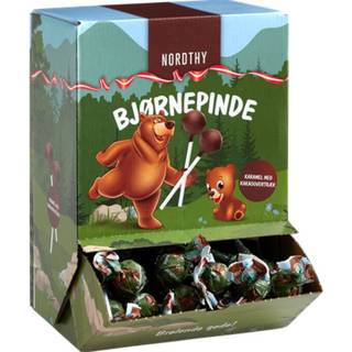 Nordthy Bjørnepinde Karamel med kakaoovertræk ca. 85 stk. 850 g