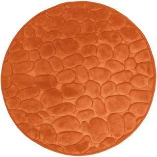 Orange bademåtte
