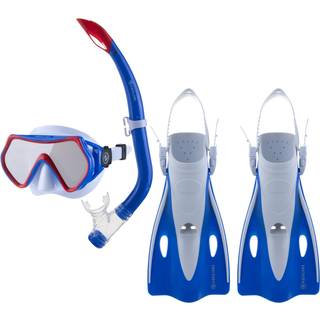 Aqualung snorkelsæt til børn - Hero - Hvid/blå