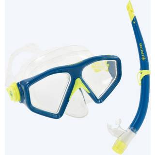 Aqualung Combo snorkelsæt til voksne - Saturn - Blå/gul
