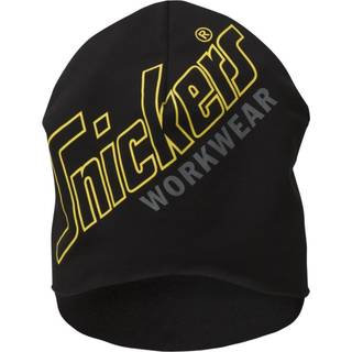 Snickers Workwear 9030 FlexiWork Kasket Sort/gul, One-Size
