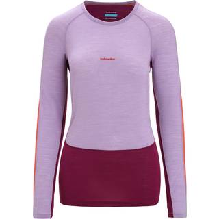 Icebreaker Women's 125 Zoneknit™ Long Sleeve Crew Purple Gaze/Go Berry/Cb, XS