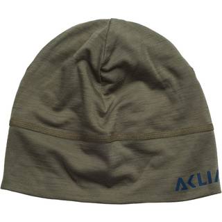Aclima LightWool Hunting Safety Beanie High Risk Red/ Ranger Green, OneSize