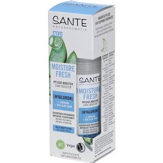 Sante Naturkosmetik Ansigtspleje Fugtighedspleje Moisture Fresh Care Booster med hyaluronsyre, squalane og økologisk aloe vera 50 ml (2.120,00 kr / 1 l) - 50 ml