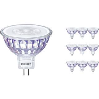 Fordelspakke 10x Philips Corepro LED Spot GU5.3 MR16 7W 621lm 36D - 830 varm hvid | erstatter 50W
