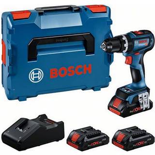 Bosch 18v slagboremaskine gsb 18v-90 c 3x4,0ah batterier l-boxx un3481