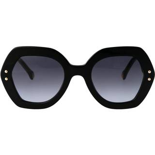 Carolina Herrera Kvinde HER 0126/S WR7/9O Solbriller Acetat Sort Grå Geometrisk Skygge